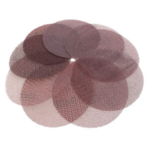 5-inch velour-backed round dustless dry sanding grid sander