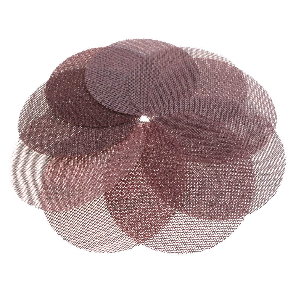 5-inch velour-backed round dustless dry sanding grid sander