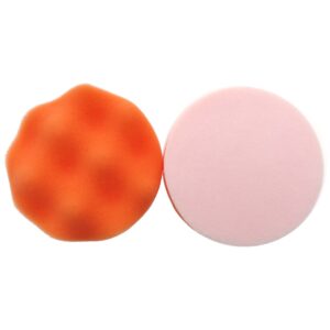 3-inch 80mm orange wave car cleaning and polishing sponge