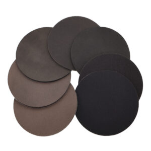 5-inch curved backed velvet disc polishing sponge sandpaper