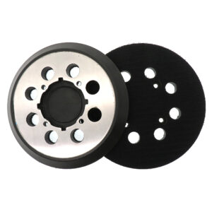 5 inches, 8 holes and 4 eyes for metal polishing disc