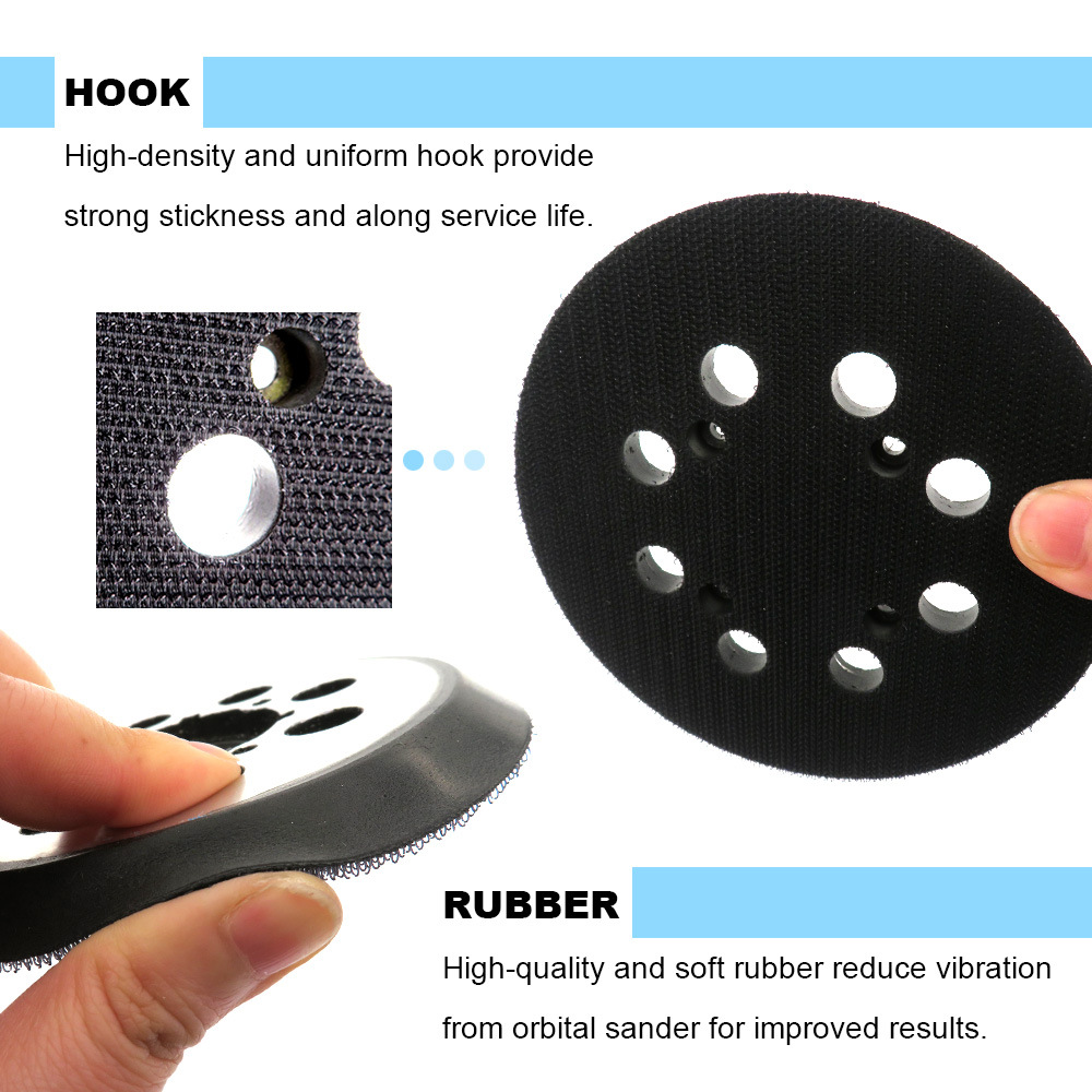 5 inches, 8 holes and 4 eyes for metal polishing disc - Image 3