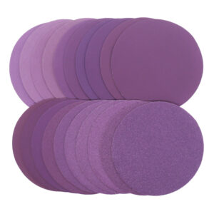 5-inch 8-hole dry self-adhesive polished purple sandpaper